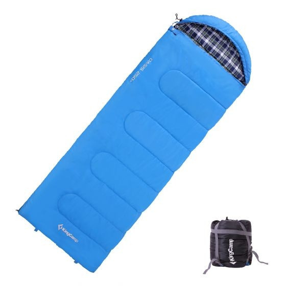 

Спальник KingCamp Oasis 250(KS3121) (blue,правая)
