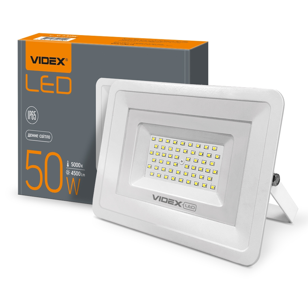 

Прожектор LED 50W 5000K 220V White VIDEX