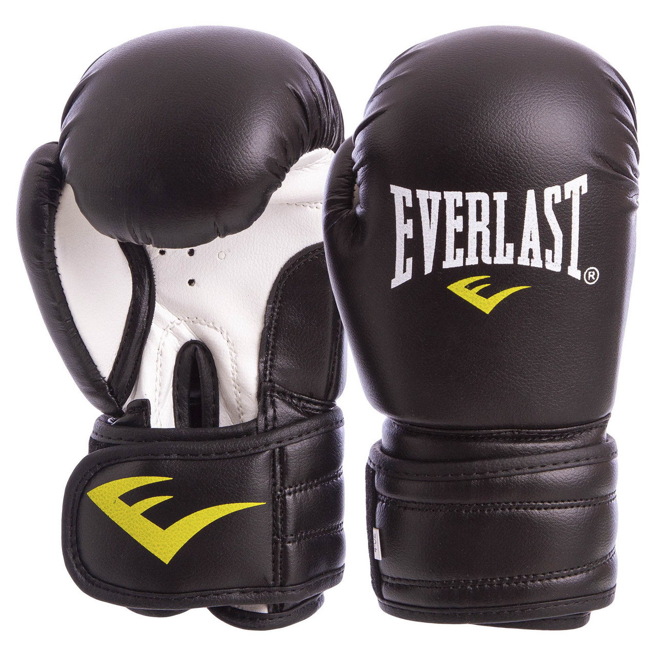 

Перчатки для бокса и единоборств на липучке Everlast Champ 5018 черный-белый 8 унций