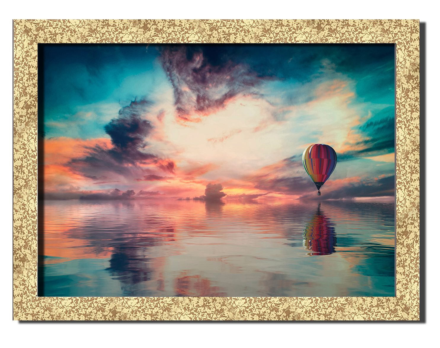 

Golden frame картина на файн-арт бумаге природа пейзаж ландшафт природа пейзаж ландшафт Hotel Arizona HD 31 см x 41 см