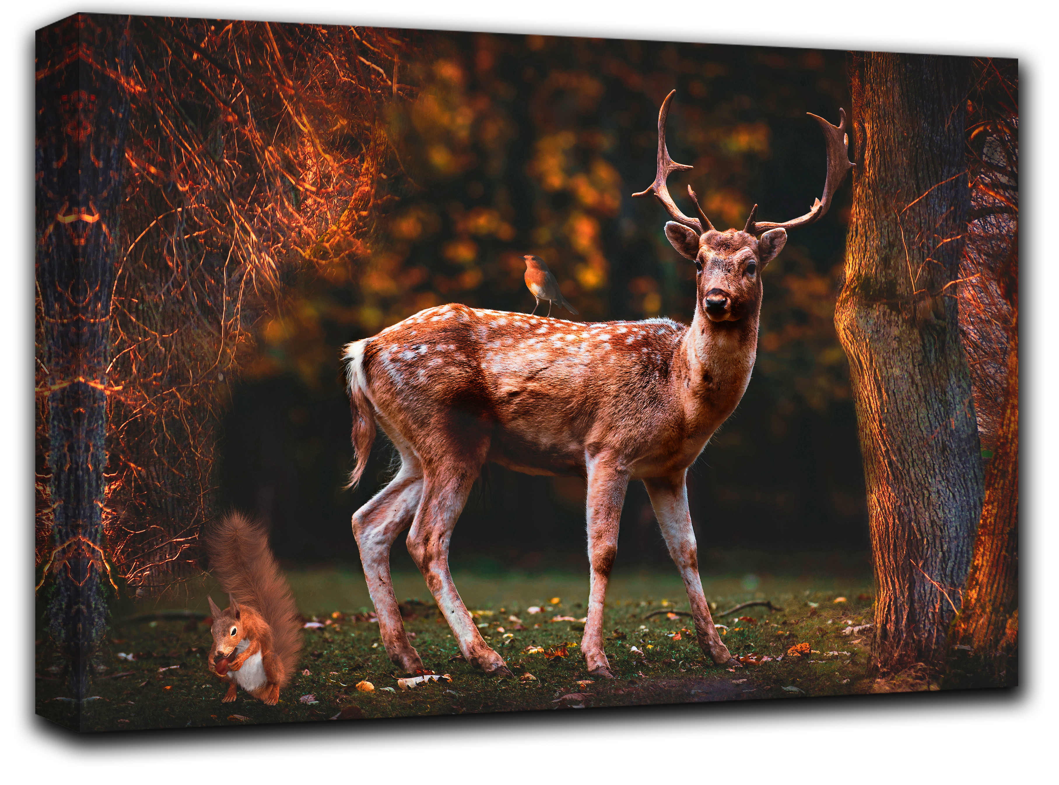 

картина на холсте анимированный лес природа пейзаж ландшафт Hotel Arizona HD 69 см x 102 см