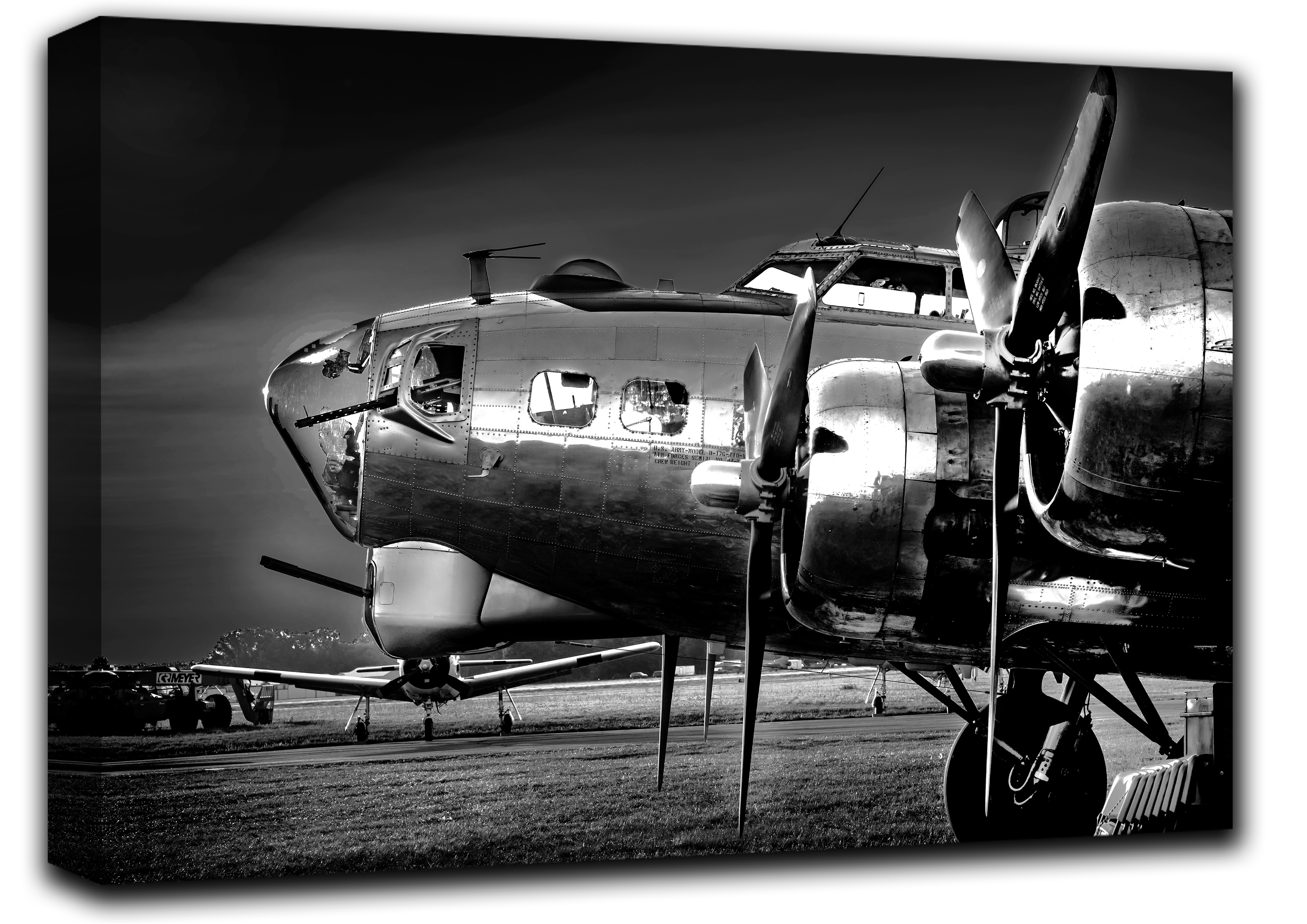 

картина на холсте военный самолет B-17 Летающая крепость Hotel Arizona HD 59 см x 102 см