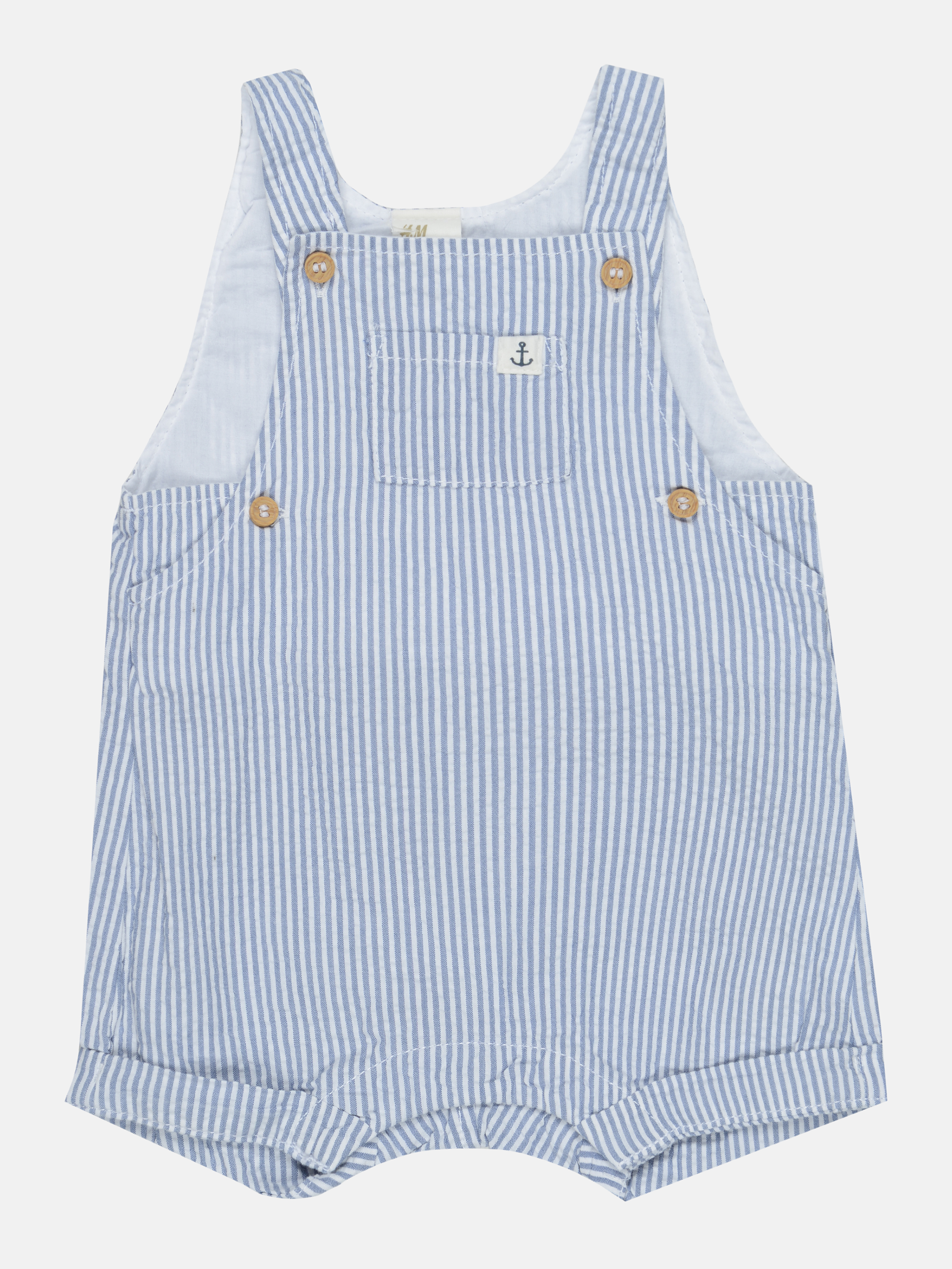 

Песочник H&M 502-83617311 62 см Голубой в полоску (hm01455564729)