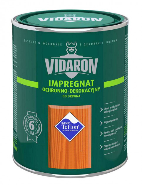 

Пропитка защитно-декоративная Vidaron impregnat импрегнат 9 л v11 чёрное бразильское дерево (0015)