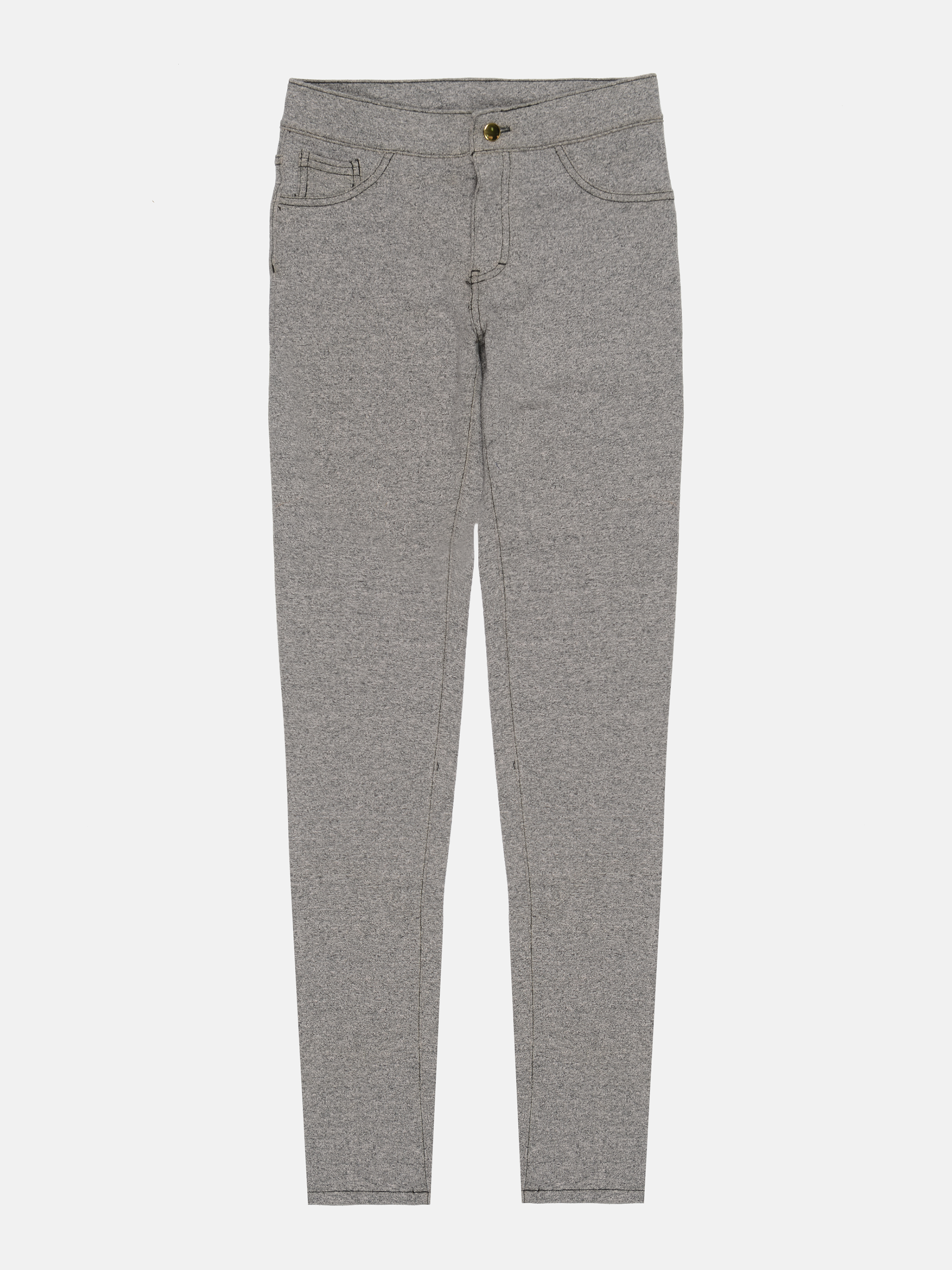 

Брюки H&M 1702-2373611 152 см Серый меланж