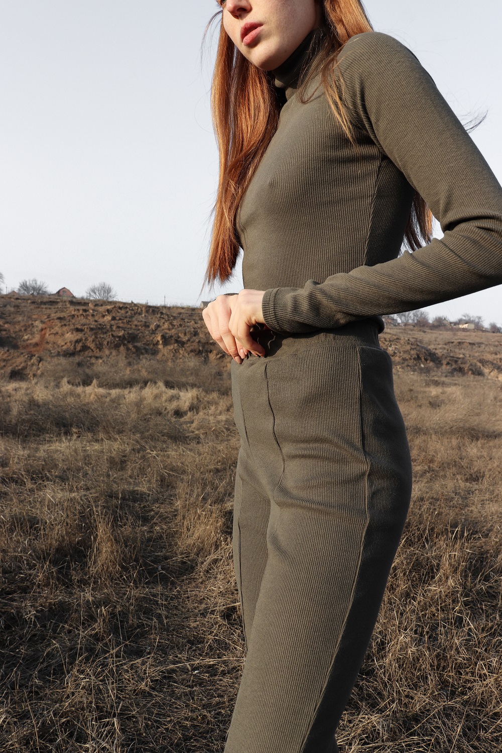

Гольф "рубчик" SKRIPKA M/L хаки S369