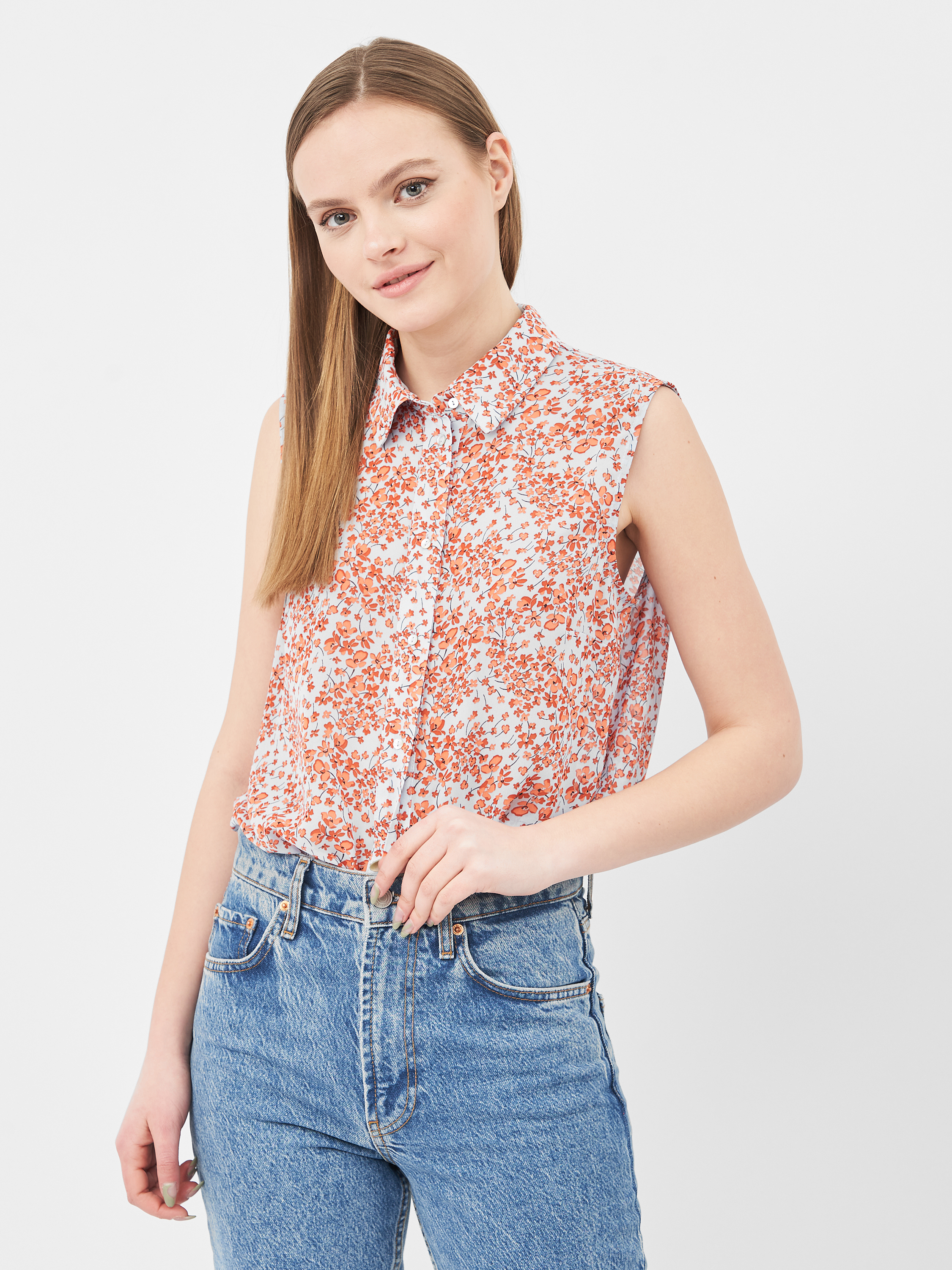 

Блузка H&M KK5721287 38 Голубая
