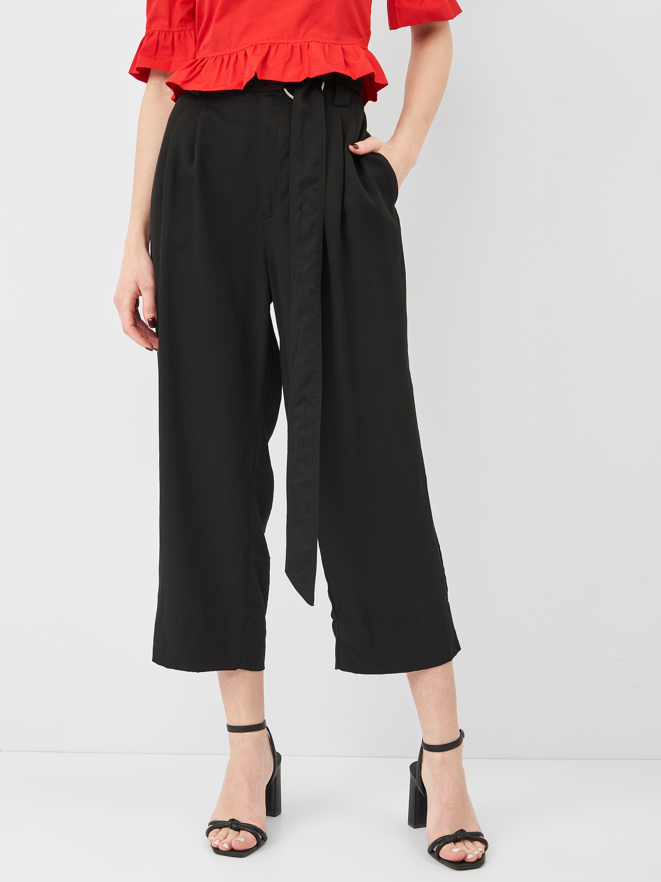 

Брюки H&M KK0122239 38 Черные