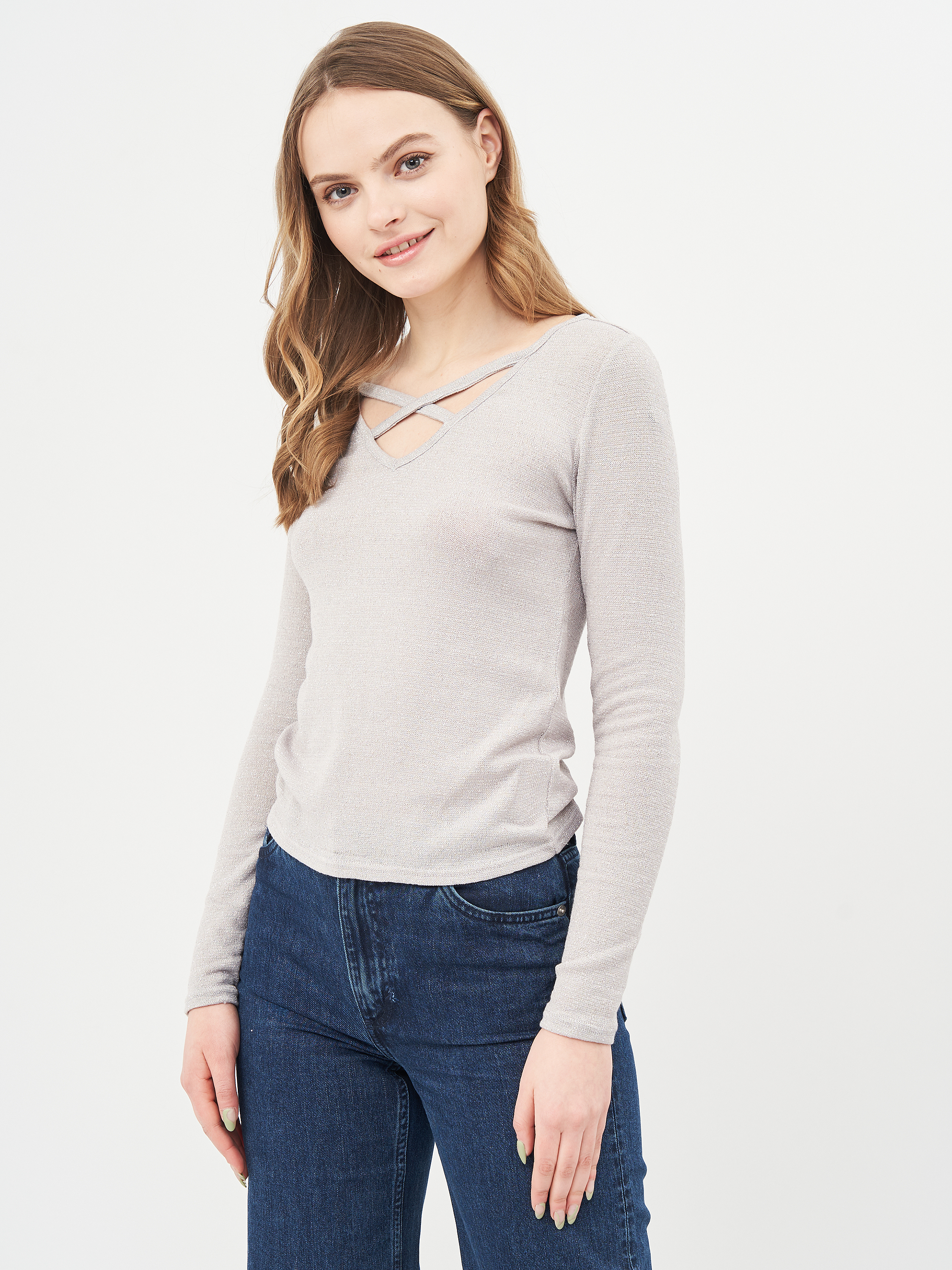 

Джемпер H&M KK4178601 S Светло-серый