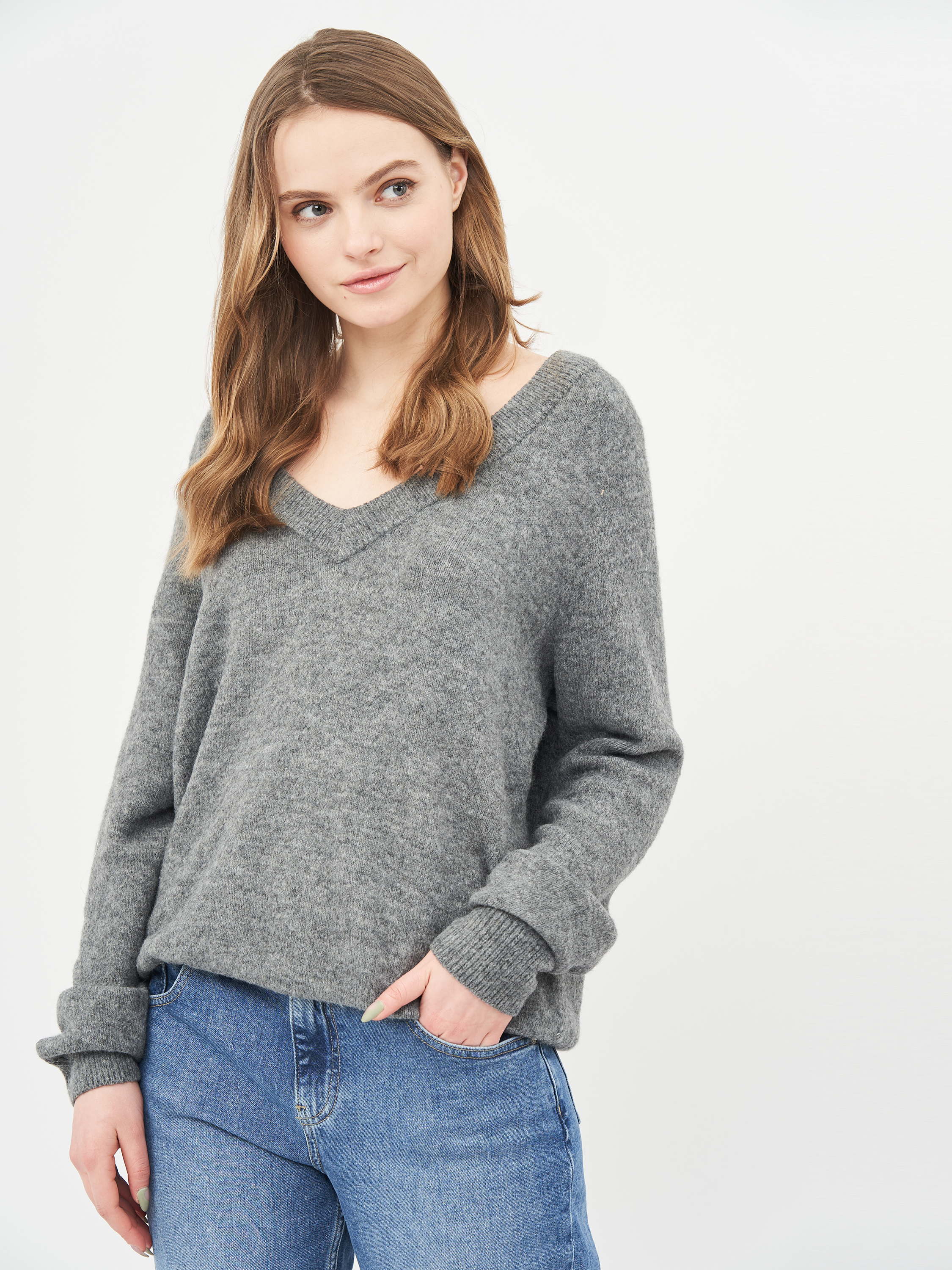 

Джемпер H&M KK0312349 S Серый