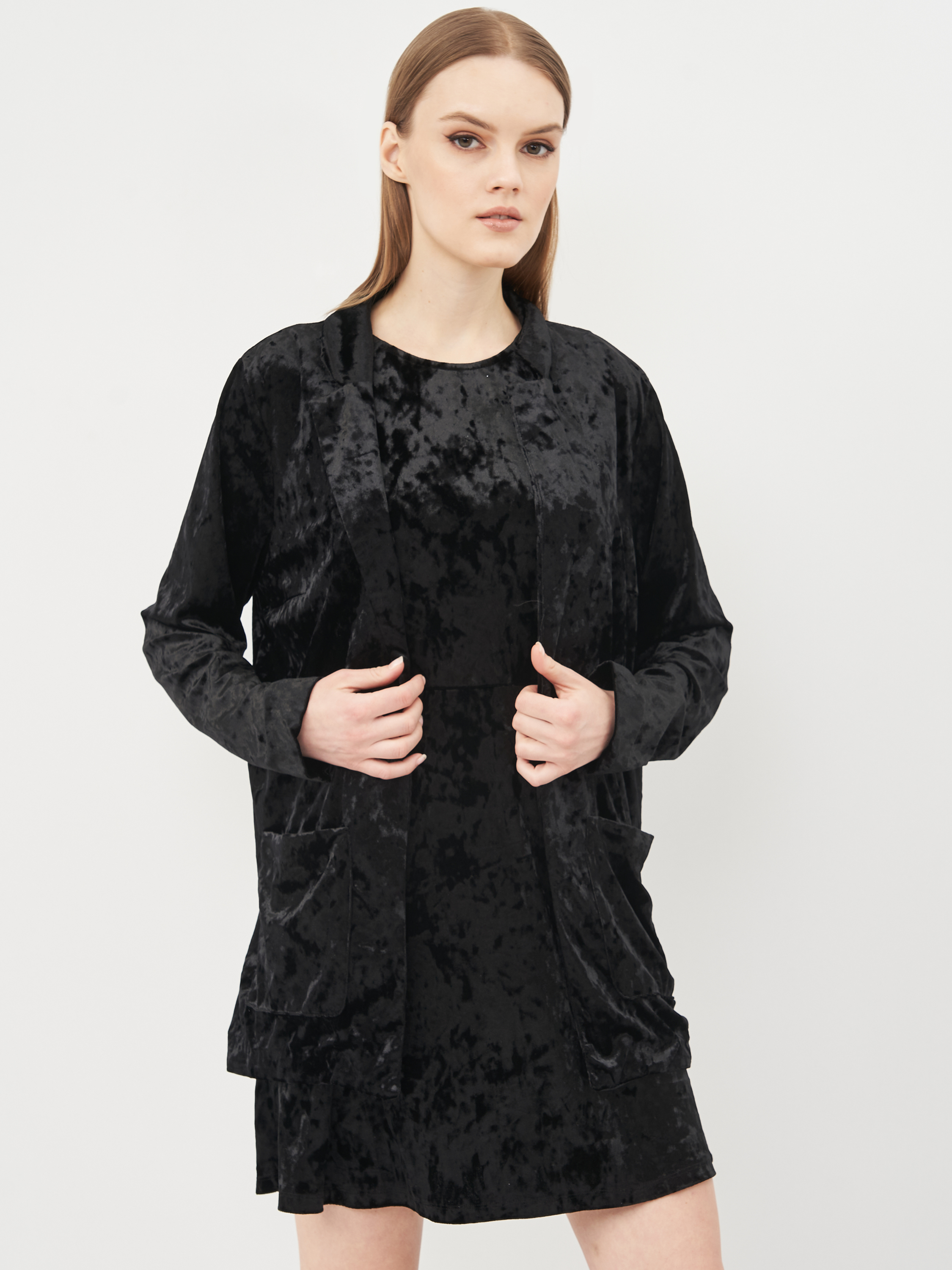 

Кардиган велюровый H&M KK6626588 M Черный