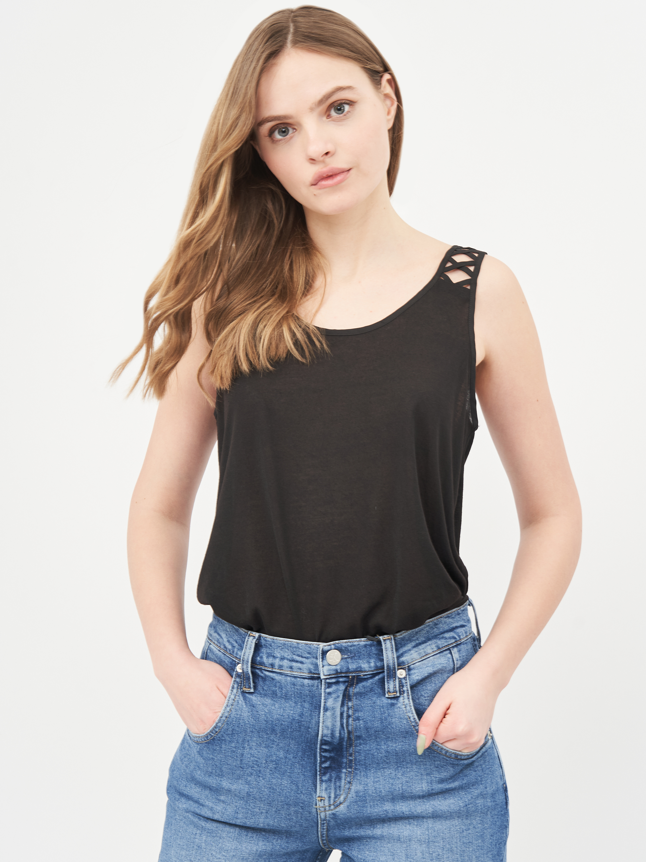 

Майка H&M KK3045932 S Черная