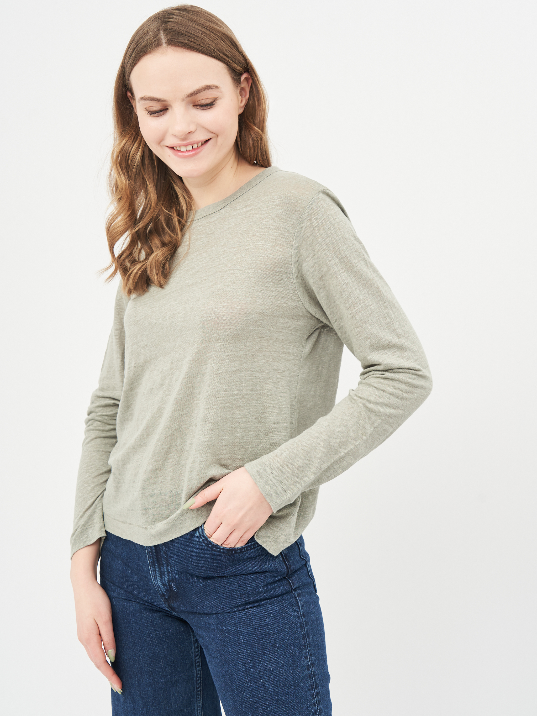 

Лонгслив H&M KK7672250 M Зеленый