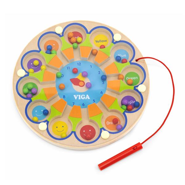 

Развивающая игрушка Viga Toys Магнитный лабиринт 'Часы' (59980)
