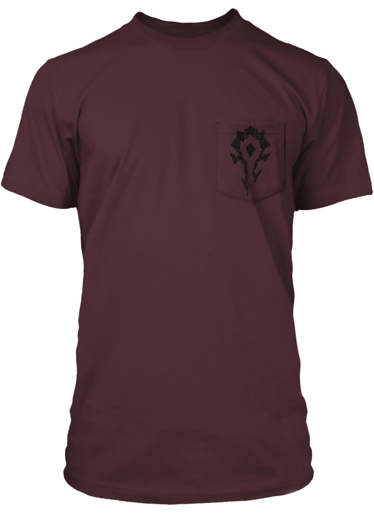 

Футболка JINX World of Warcraft - Horde Bones Crest Pocket Tee Maroon, L