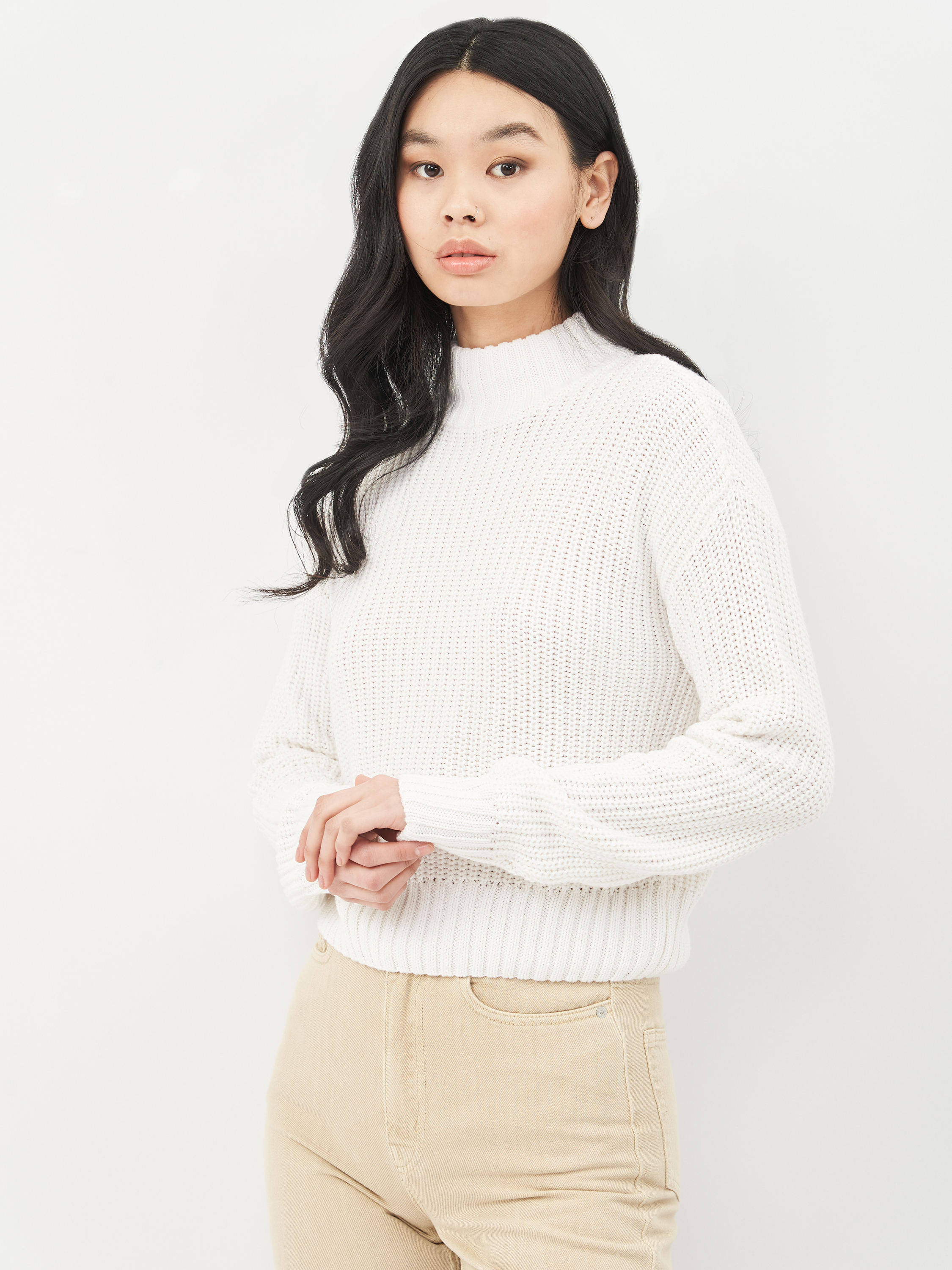 

Джемпер H&M KK0324589 S Белый