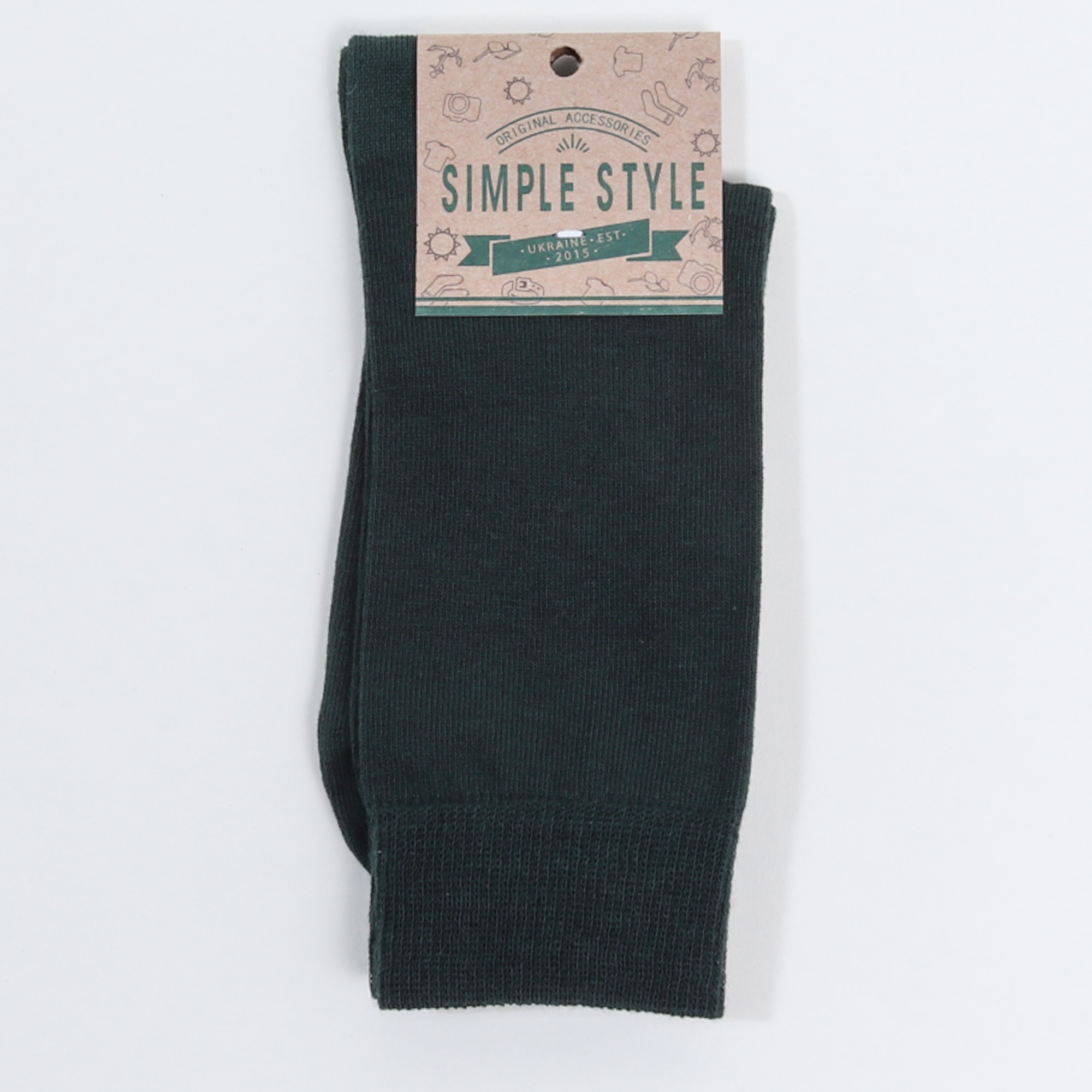 

Шкарпетки чоловічі SIMPLE STYLE SS-1-1-32 т.зелений