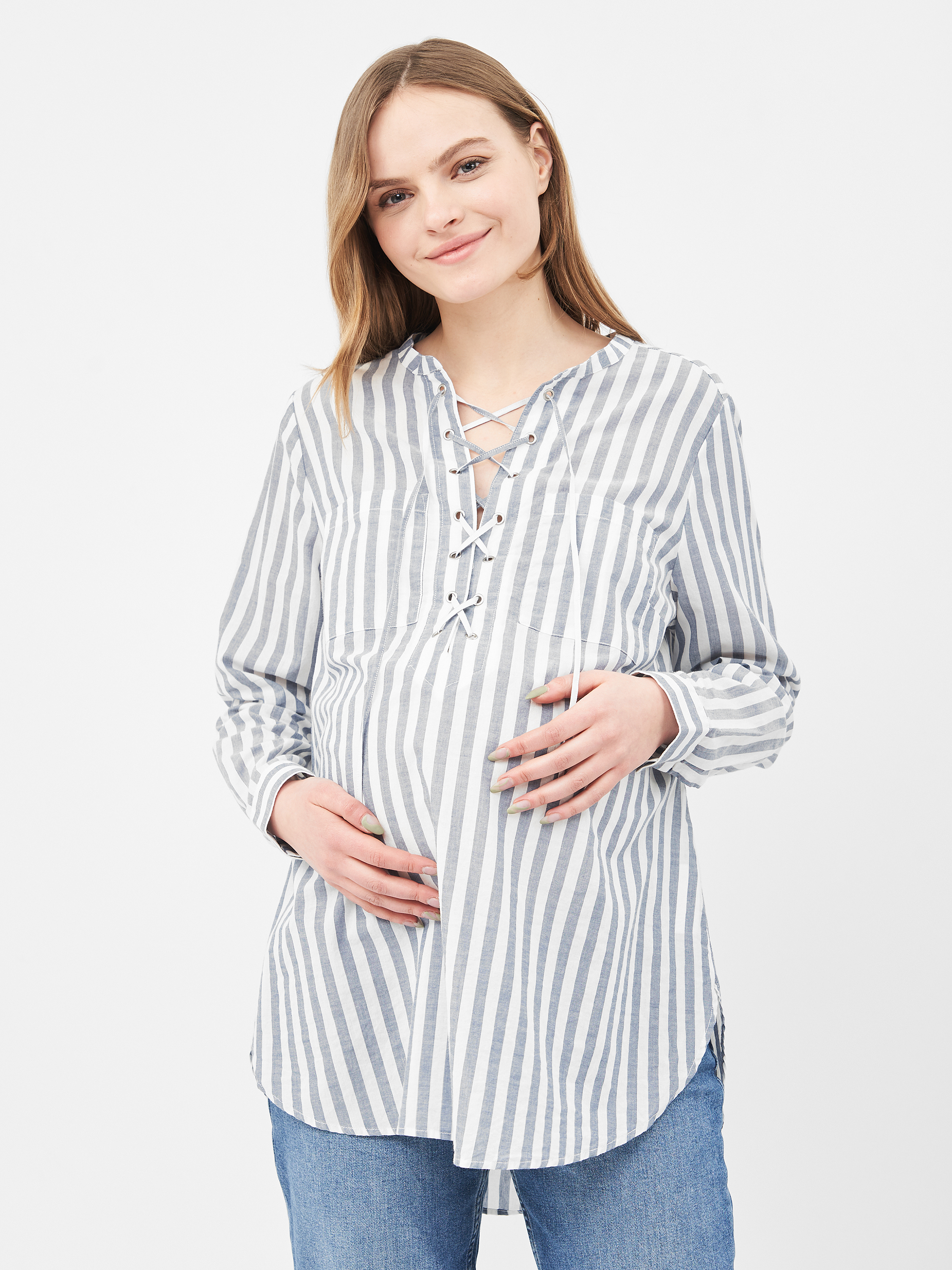 

Туника для беременных H&M KK5650010 M Белая