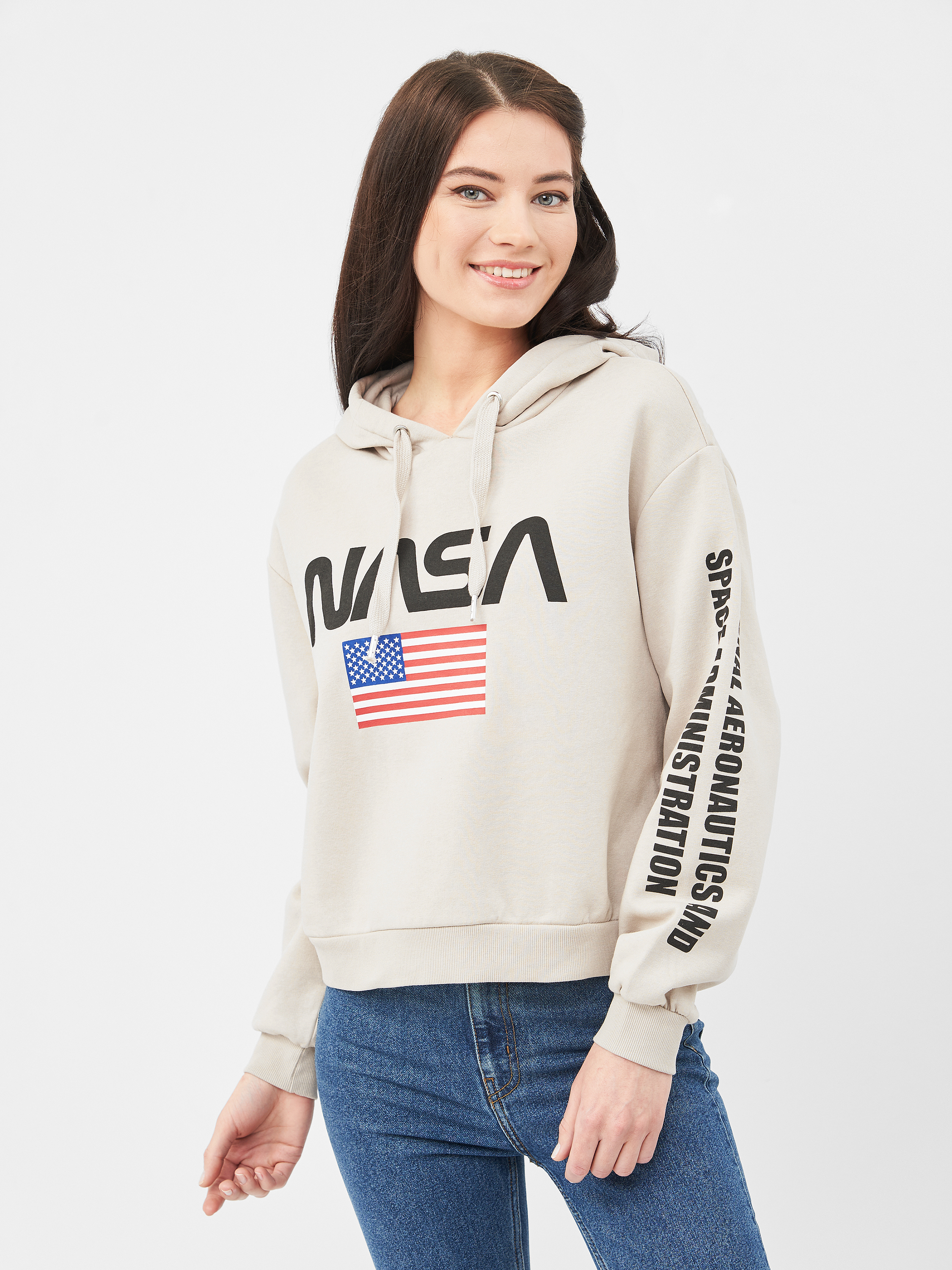 

Худи H&M KK6983029 M Бежевое