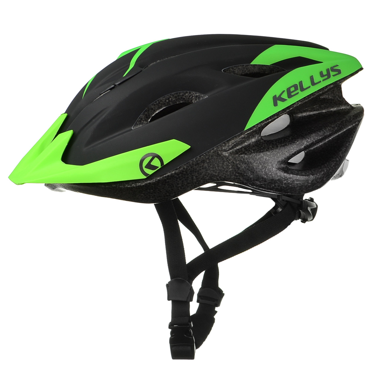 

Шолом велосипедний KLS Blaze 018 M/L 58-61 Чорний з зеленим