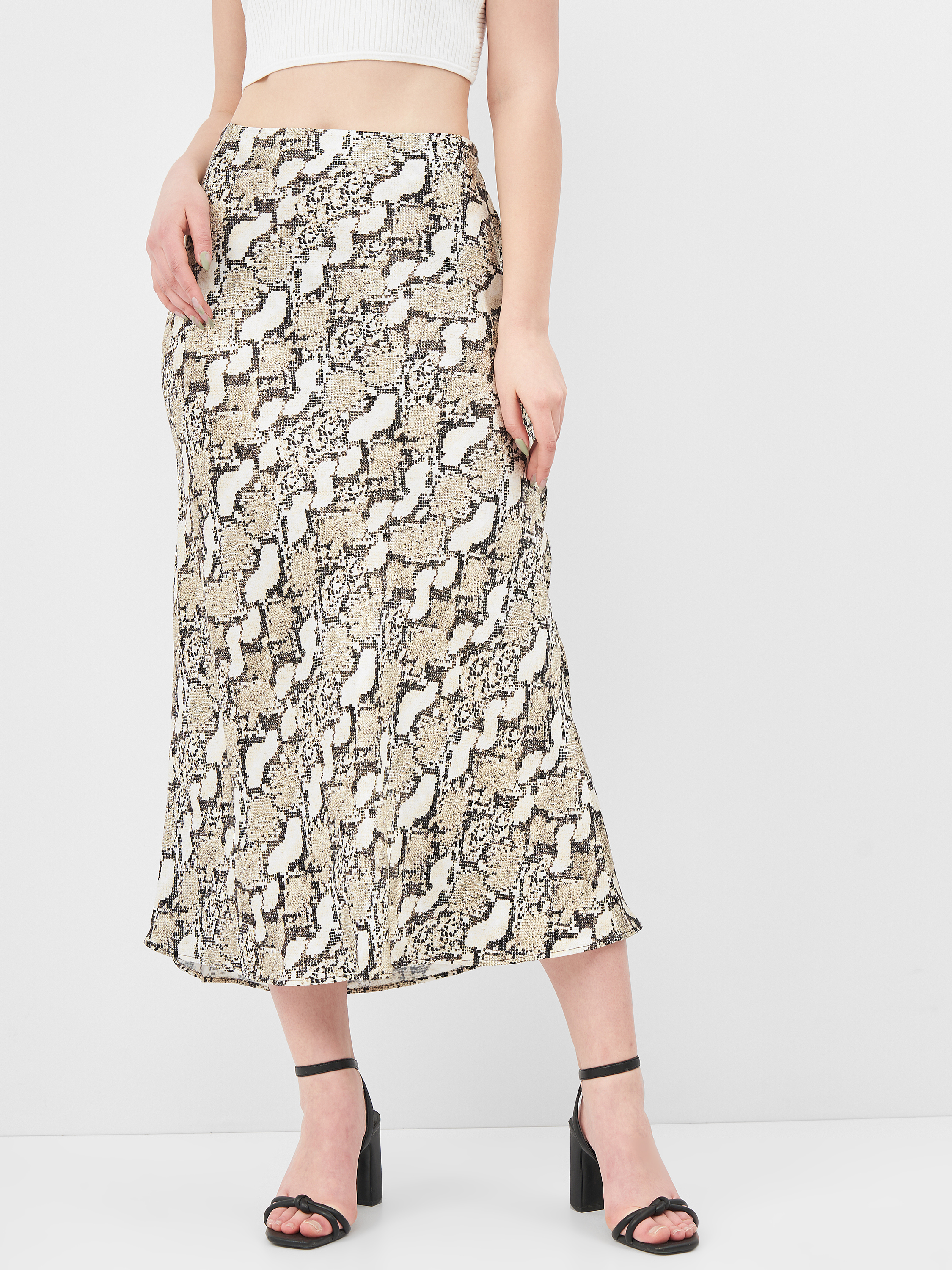 

Юбка H&M KK4001471 42 Бежевая
