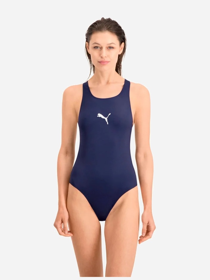 

Купальник слитный женский Puma Swim Women Racerback Sw 90768101 XL Navy