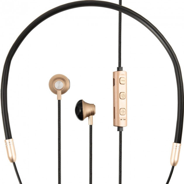 

Беспроводная гарнитура Bluetooth наушники Gelius Ultra Upbeat GL-HB-008U Gold