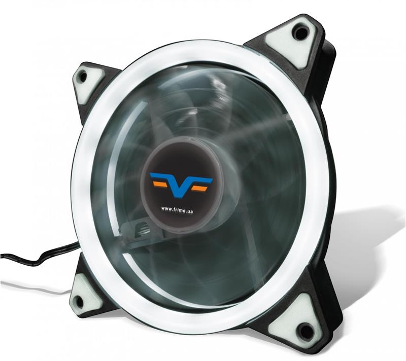

Вентилятор Frime Iris LED Fan Single Ring White (FLF-HB120WSR)