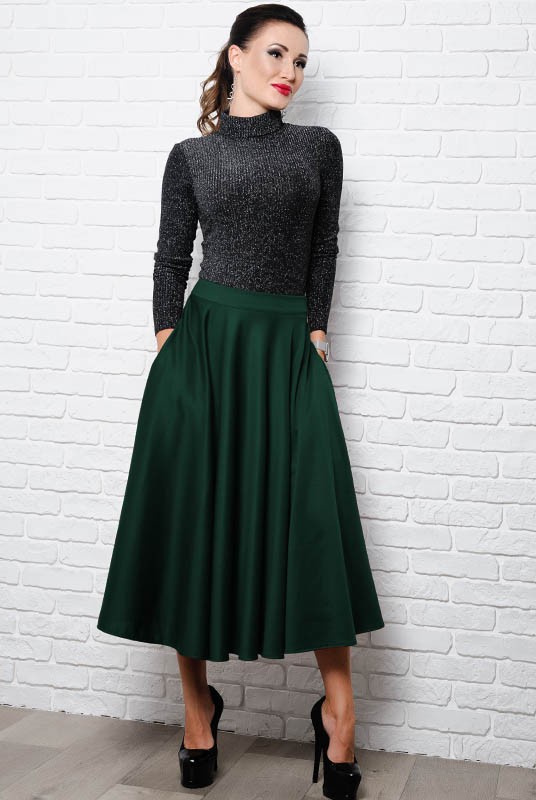 

Модная юбка Look and Buy Мелисса  Изумрудный, Модная юбка Look and Buy Мелисса 56 Изумрудный
