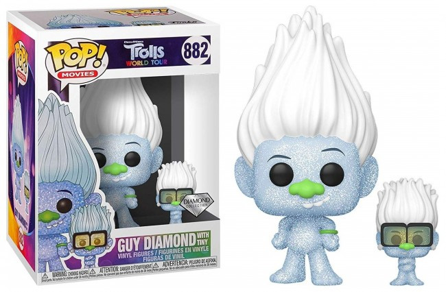 

Фигурка Funko Pop Фанко Поп Diamond Хип-хоп Гай Даймонд и Крошка Тролли Мировой тур 10 см cart T GD 882 (CZ00cart T GD 882)