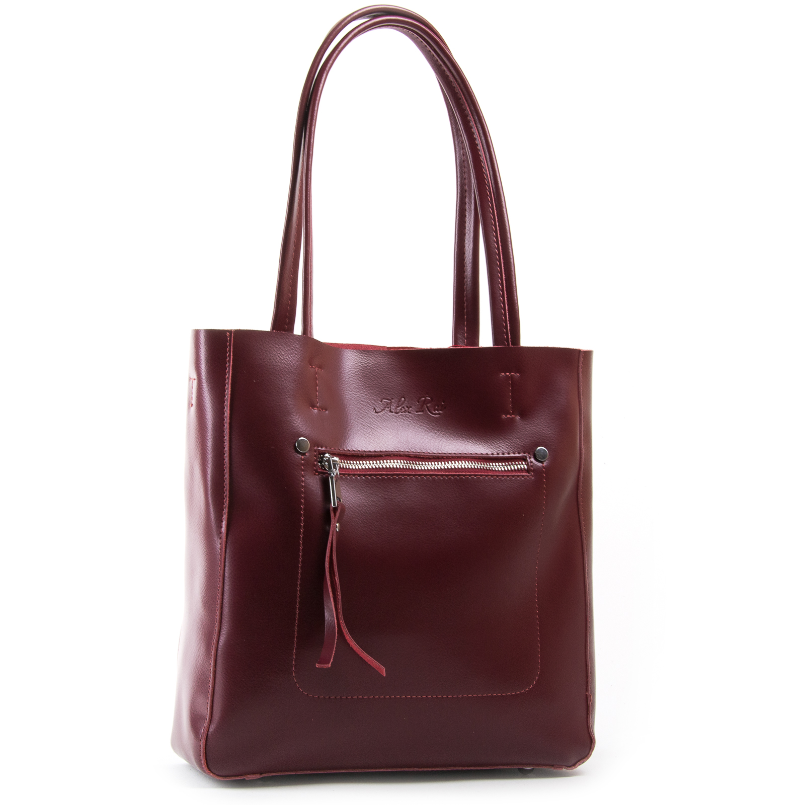 

Сумка Женская Классическая кожа ALEX RAI 03-01 8773 dark-red