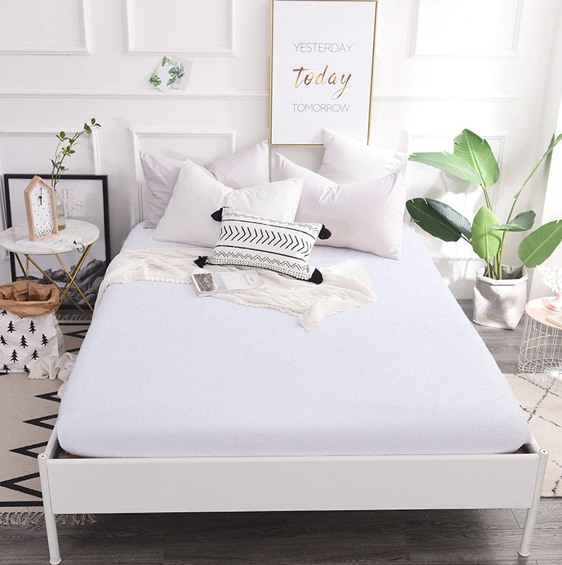 

Простынь на резинке MirSon 19-408 Ollion 90x200x25 см
