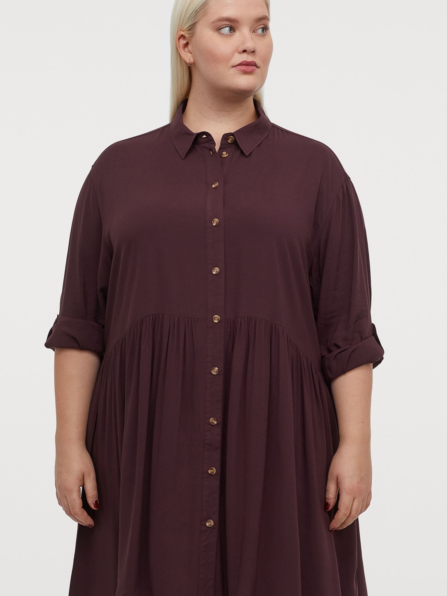 

Платье H&M 8654302dm 3XL Бордовое