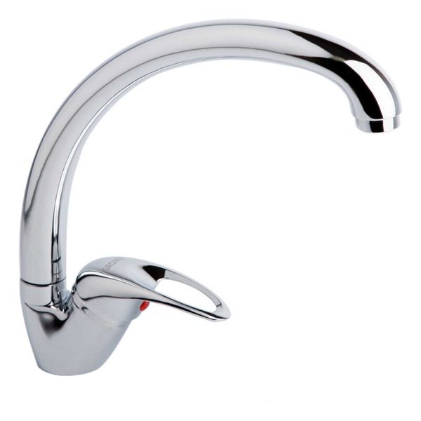 

Кран для кухни однозахватный SANITARY WARES хром GROMIX силумин GROMIX 008F