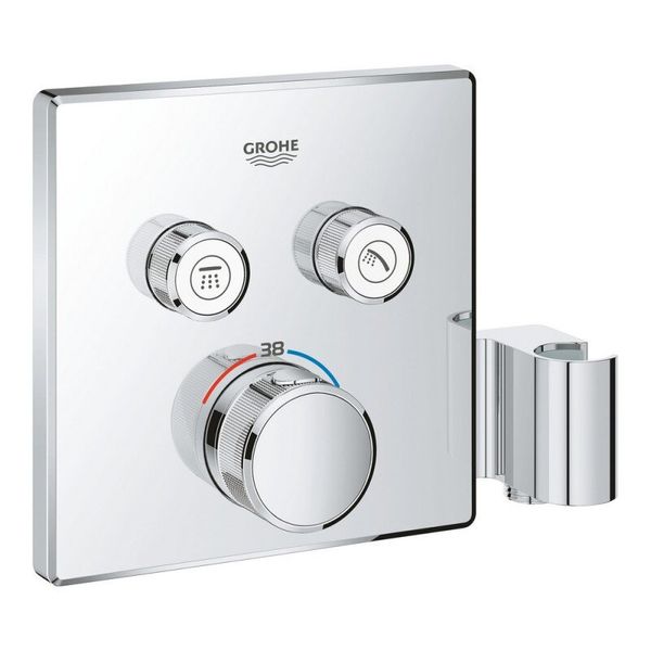 

Кран встроенный с термостатом GROHE хром GROHTHERM SMARTCONTROL латунь 29125000