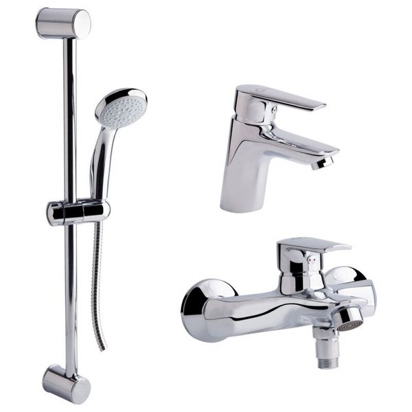 

Комплект смесителей в ванную Q-TAP хром SET латунь SET CRM 35-311