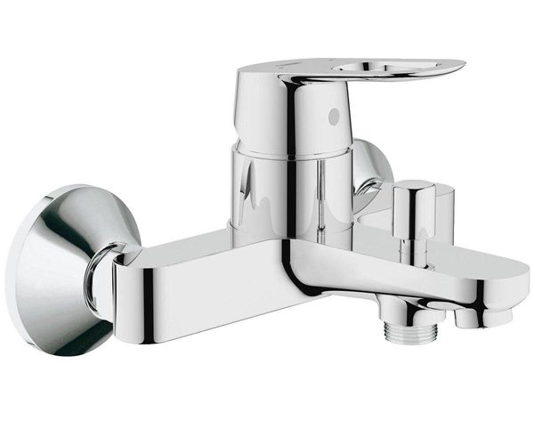 

Кран для ванны однорычажный с коротким изливом GROHE хром BAU LOOP латунь 32815000