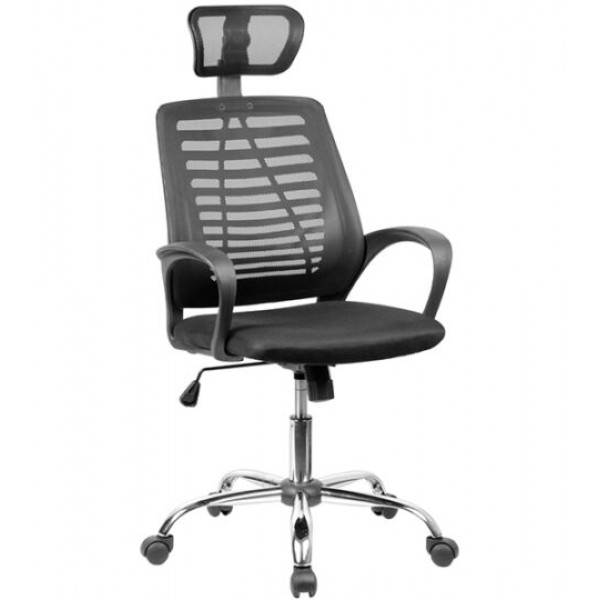 

Офисное кресло Bayshore black-black с механизмом Tilt, пластик черный/ткань сетка черный цвет Goodwin