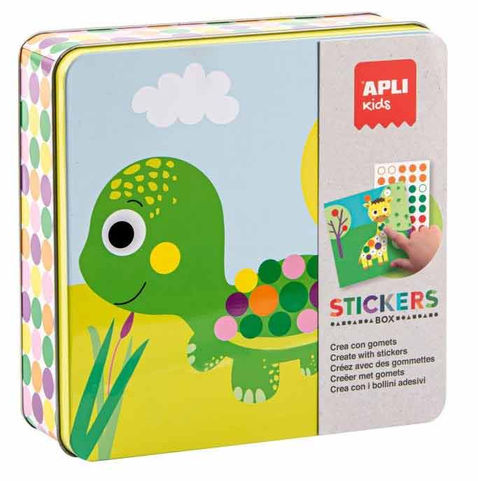 

Игра с наклейками ApliKids АплиКидс Животные в металлической коробке (13949)