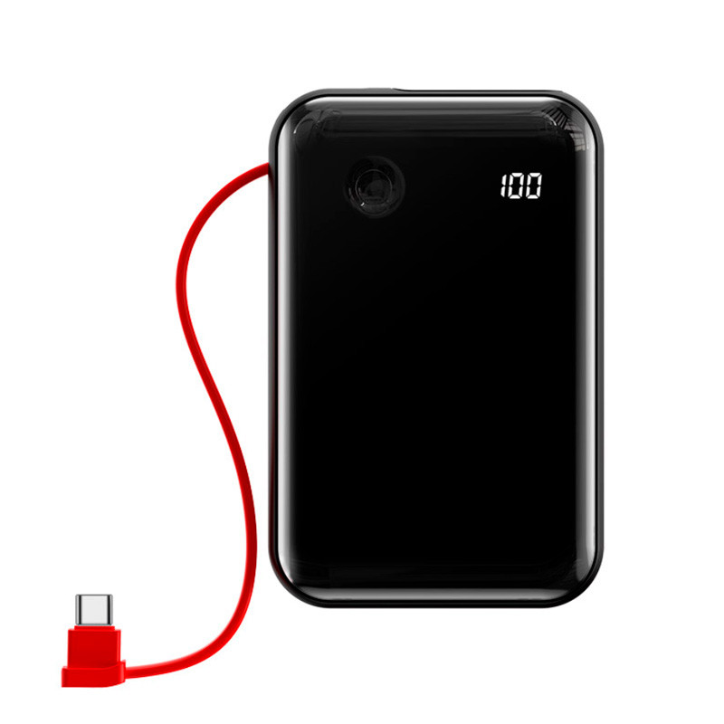 

Внешний портативный аккумулятор Power Bank BASEUS Mini S Digital Display 10000mAh с технологией быстрой зарядки QC3.0 + PD3.0 Black (PBB2)