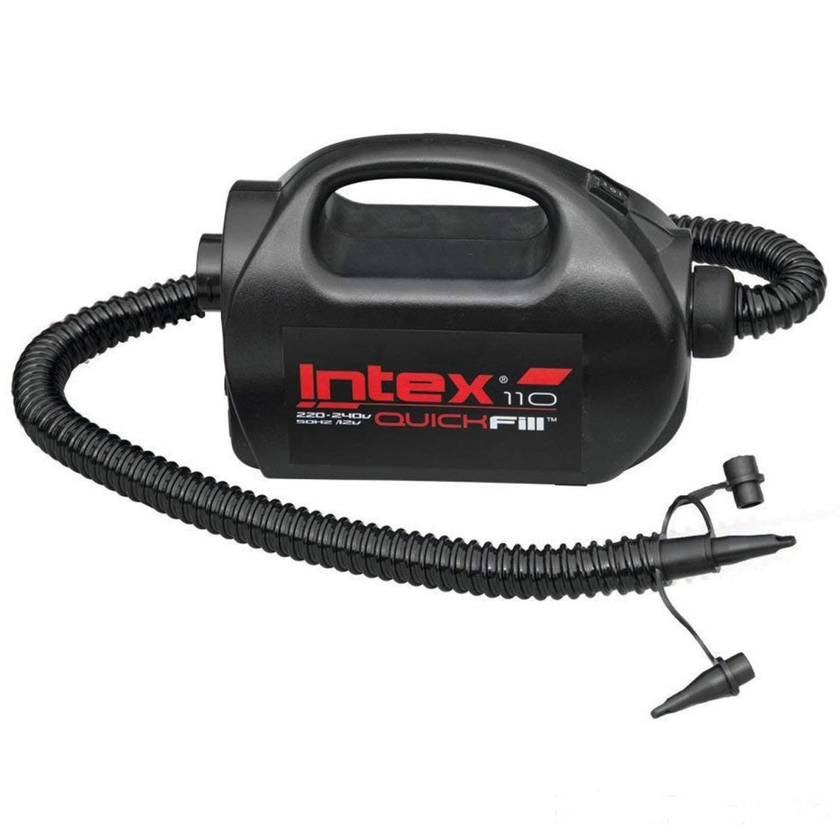 

Насос универсальный электрический Intex 68609 от сети и прикуривателя 1100 л/мин 220/12 V (Ibk-68609)