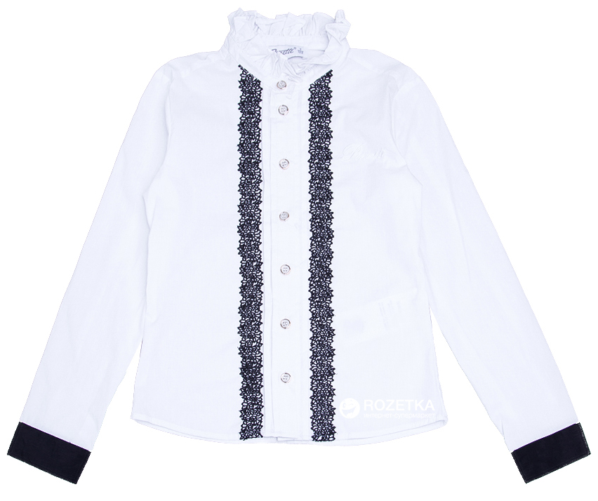 

Блузка Pinetti 817172 128 см Белая с черным