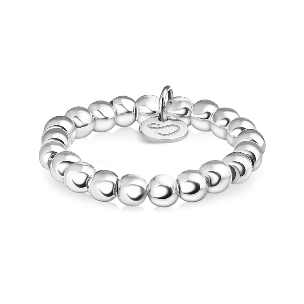 

Серебряное кольцо из бусин Peninsula размер 15