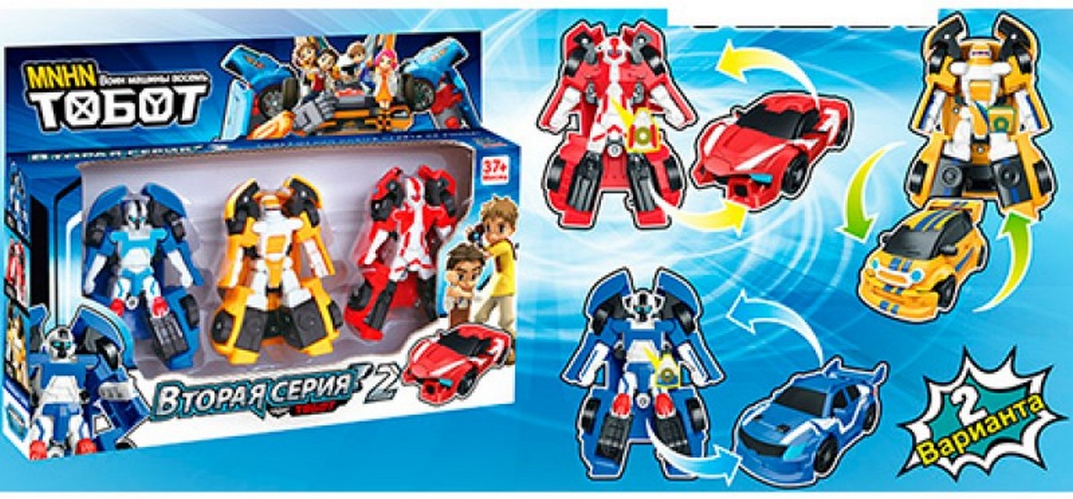

Набор трансформеров Tobot «Робот-машинка» A-Toys (959)