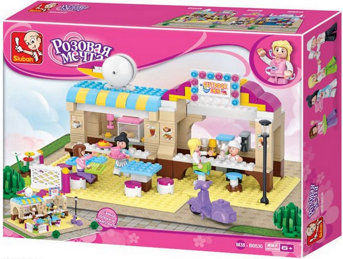 

Конструктор Sluban Розовая мечта Ресторан Sluban (M38-B0530R)
