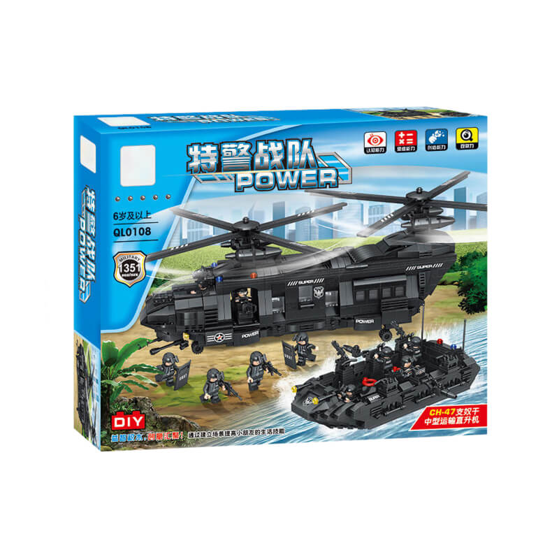 

Конструктор QL0108 «Военная техника» 1351 деталей A-Toys (QL0108)