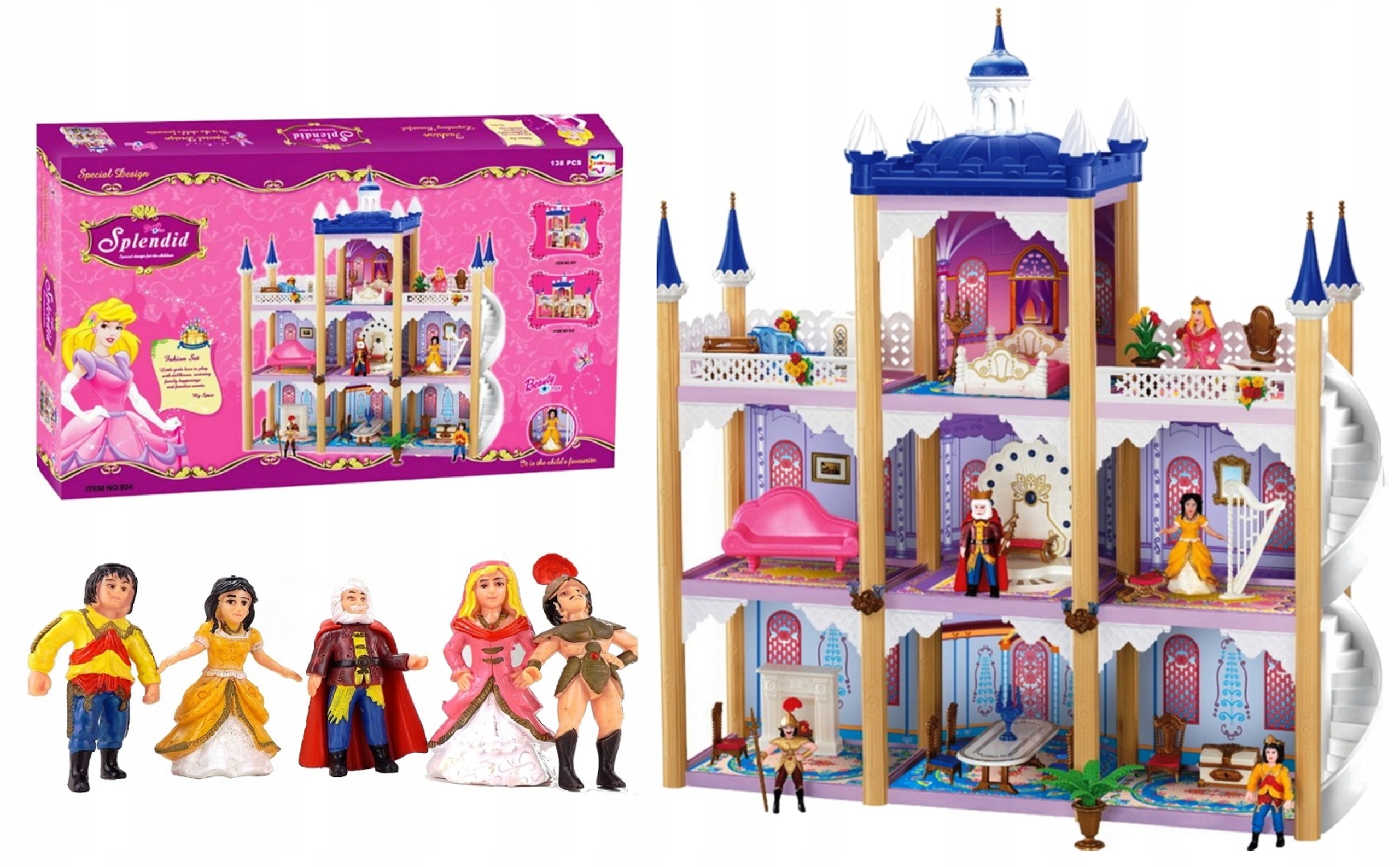 

Трехэтажный домик с фигурками A-Toys (OS934)