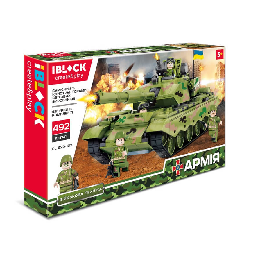

Конструктор iBlock PL-920-103 «АРМИЯ» 492 деталей iBlock (PL-920-103)