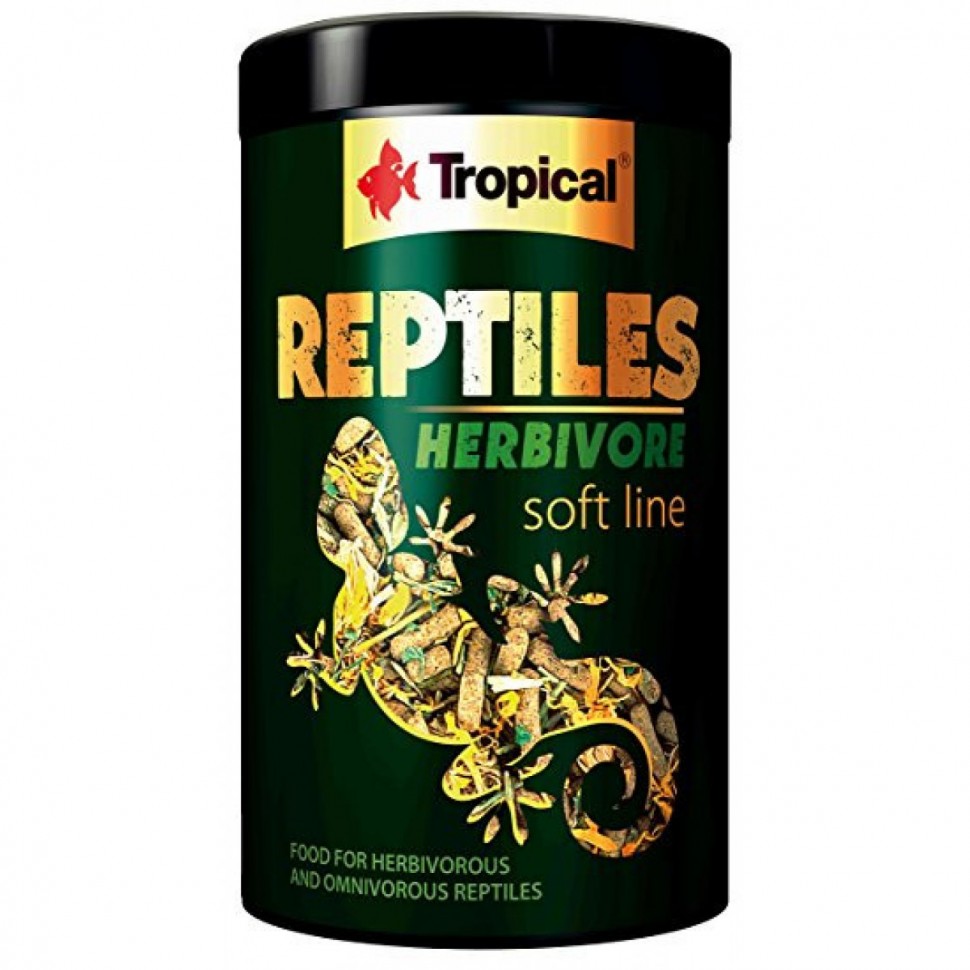 

Корм для растительноядных и всеядных рептилий Tropical Reptiles Herbivore Soft 250ml/65g