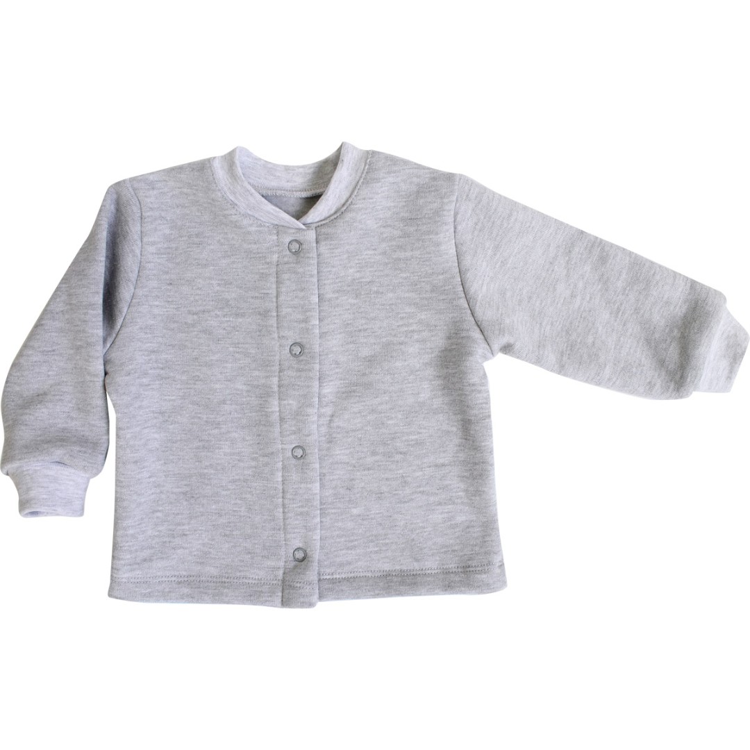 

Кофта дитяча, плюш 74 см. сірий KF13-Grey-Plush-24 Ladan